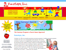 Tablet Screenshot of funsteps.com